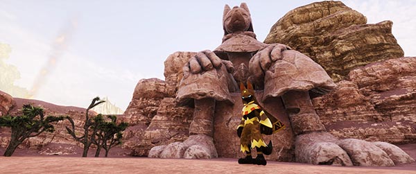 《幻獸帕魯》阿努比斯黃金色重新紋理MOD