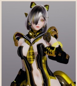 《AI少女》科幻風格短發機娘MOD