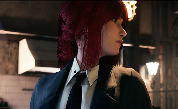 《最終幻想7：重制版》蒂法cos電鋸人瑪奇瑪MOD