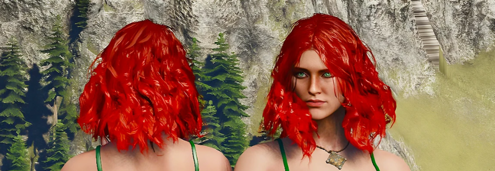 《巫師3：次世代版》特莉絲恐怖女巫裝MOD