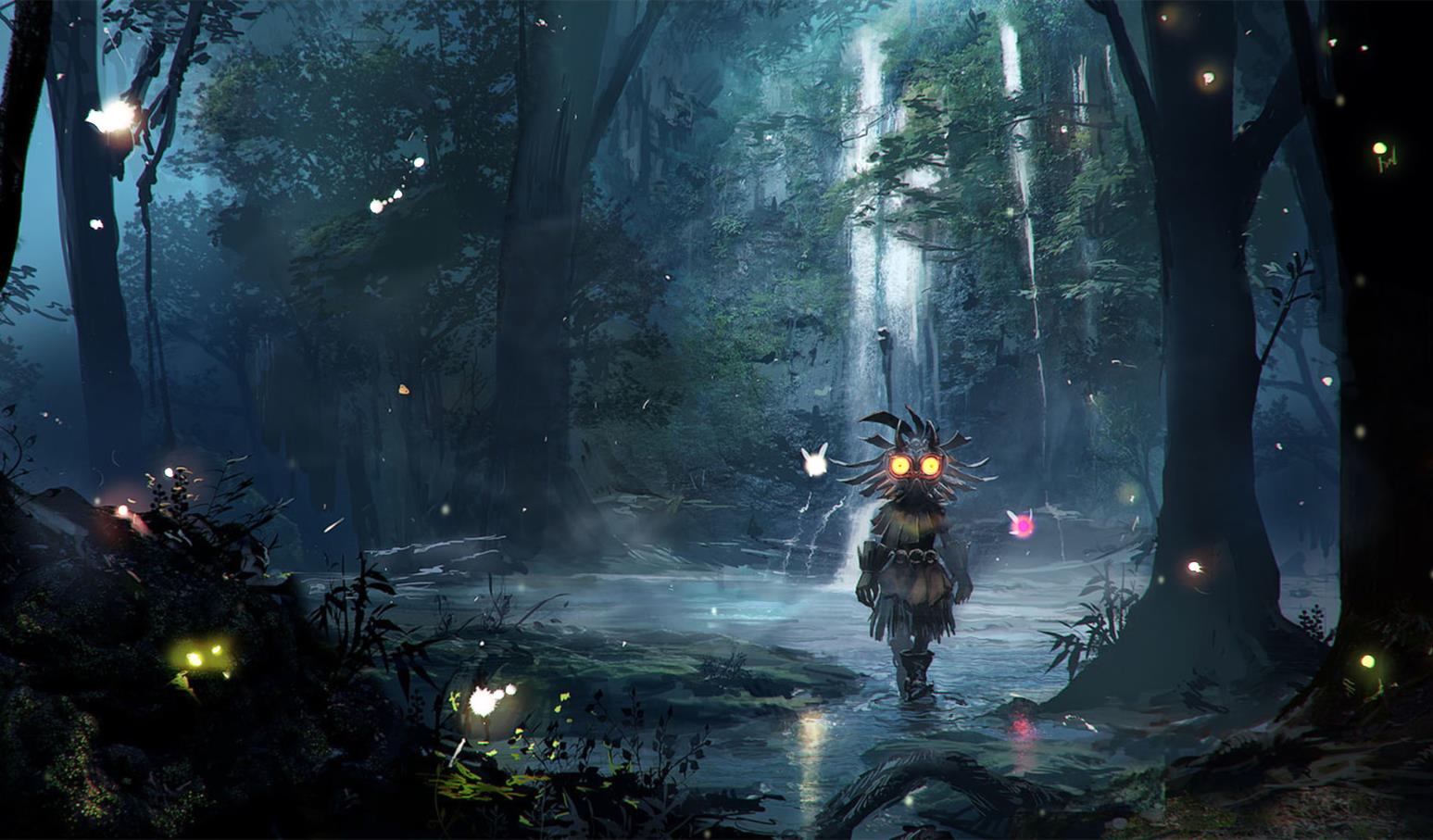 《Wallpaper Engine》塞爾達傳說梅祖拉的假面精美繪圖動態壁紙