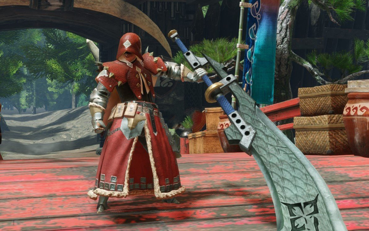 《怪物獵人：崛起》男性垂皮龍套裝上色美化MOD