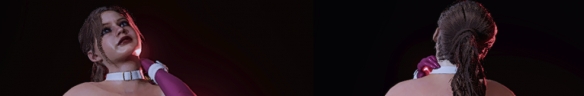 《生化危機(jī)2：重制版》克萊爾艾達(dá)粉紅色肥胖體型MOD