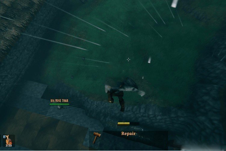 《Valheim：英靈神殿》掉落傷害降低MOD