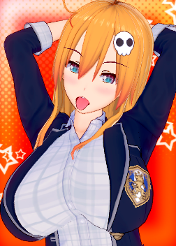 《戀活Sunshine》性感可愛的橙發制服美少女MOD