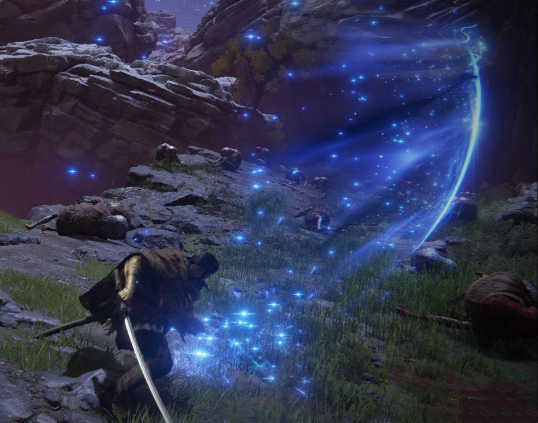 《艾爾登法環》名刀月隱戰技刀身增加特效MOD