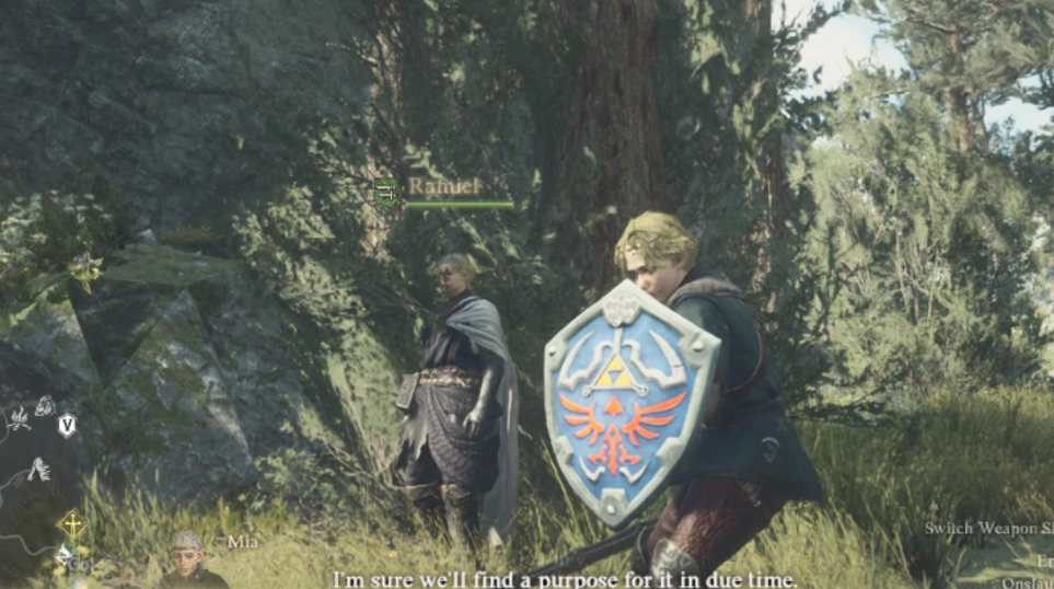 《龍之信條2》海利亞盾替換龍之盾MOD