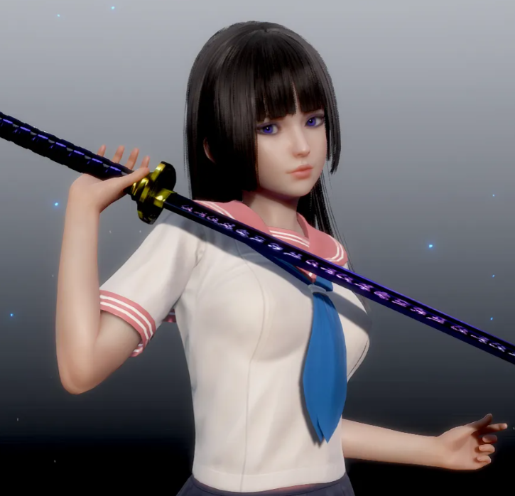 《ROOM Girl》黑長直斬服少女MOD