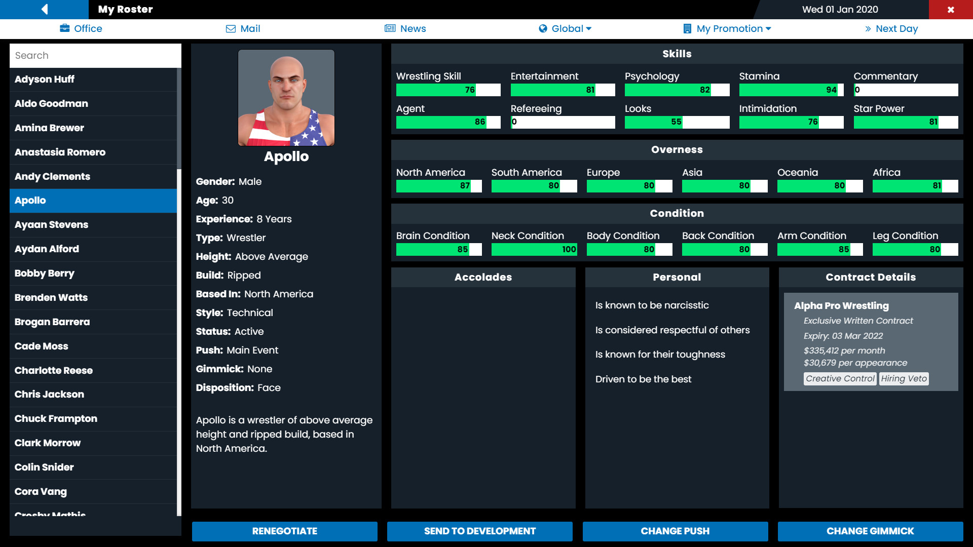 職業摔跤模擬破解版