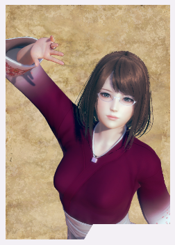 《AI少女》紫色和服短發御姐MOD