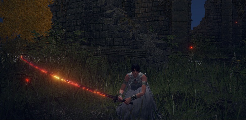 《艾爾登法環》炫彩版只狼無頭大刀MOD