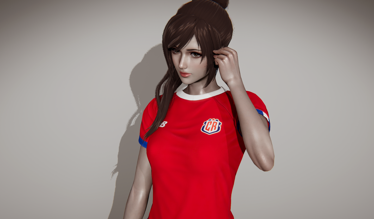《AI少女》2022世界杯哥斯達黎加球衣MOD