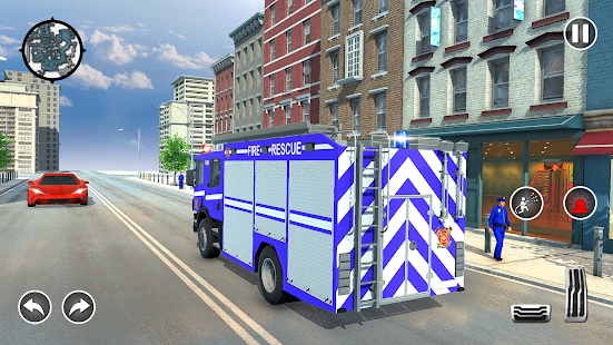 消防警察救援車模擬