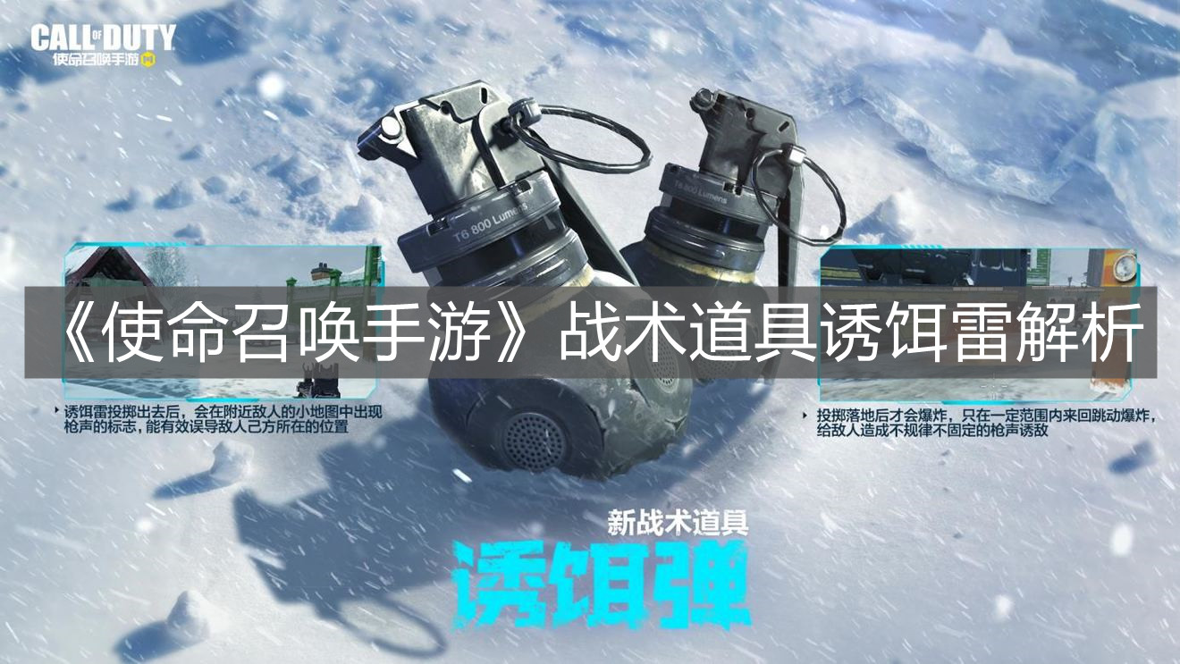 《使命召喚手游》戰術道具誘餌雷解析