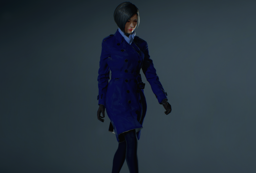 《生化危機2：重制版》艾達蛇蝎美人午夜藍秋外套MOD[僅支持舊版本]