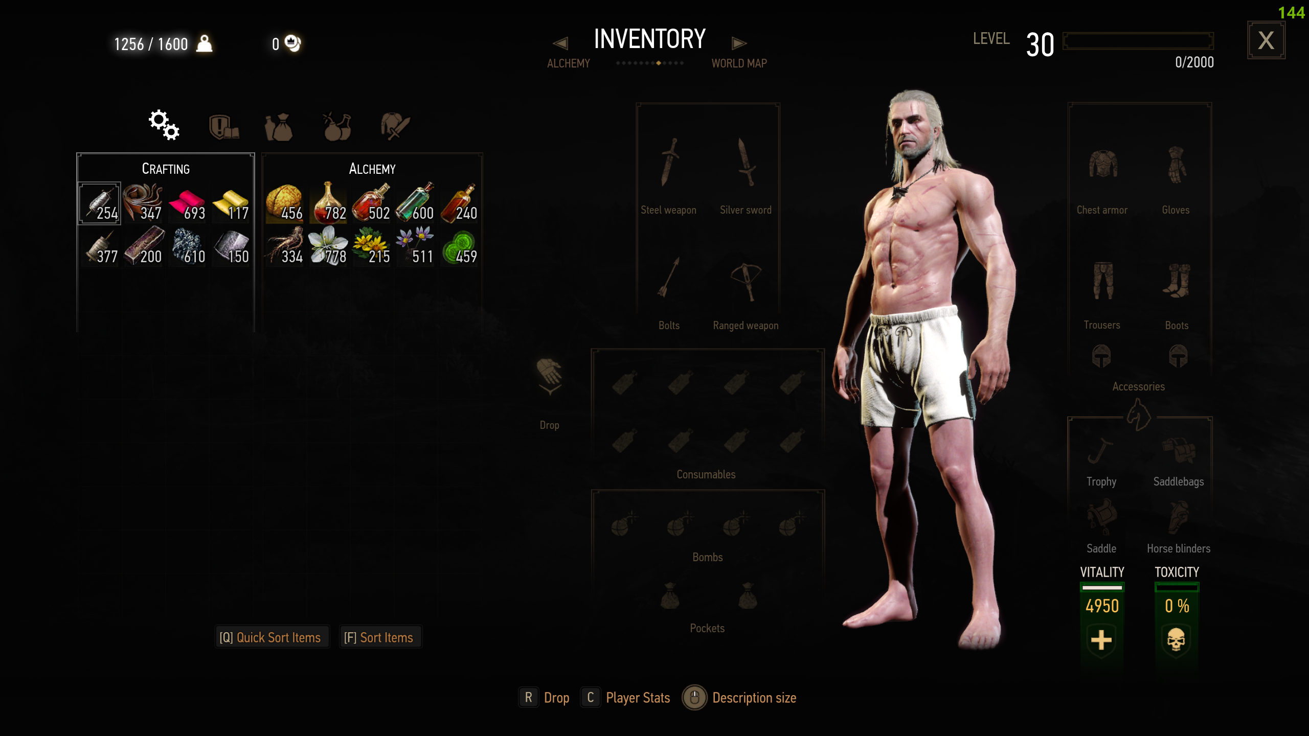 《巫師3次世代版》堆疊物品999MOD