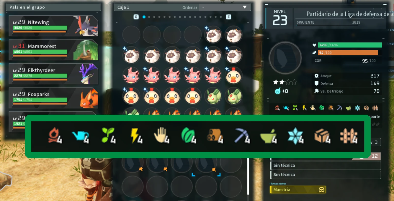 《幻獸帕魯》人類角色全工作適應4級v0.1.5.1MOD
