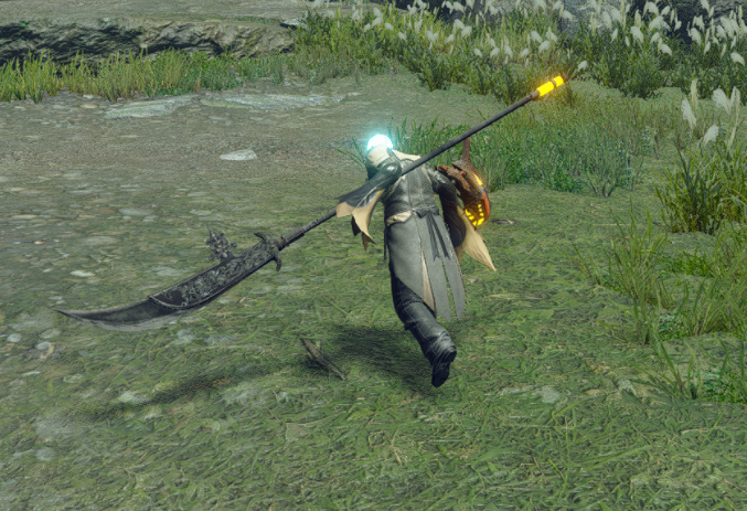 《怪物獵人：崛起》黑騎士戟替換迅龍蟲棍MOD