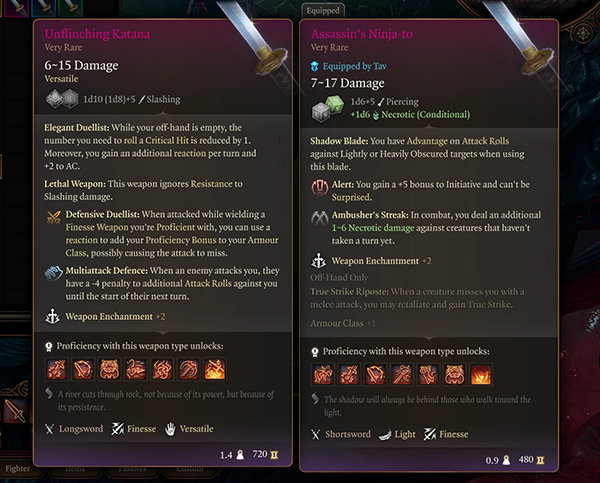《博德之門3》忍者和武士套裝MOD
