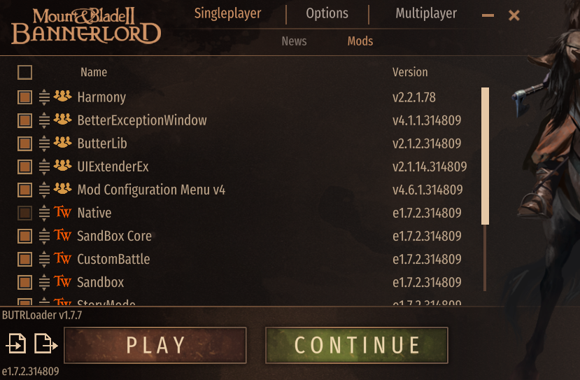 《騎馬與砍殺2》必備mod四前置MOD[適用v1.90版]