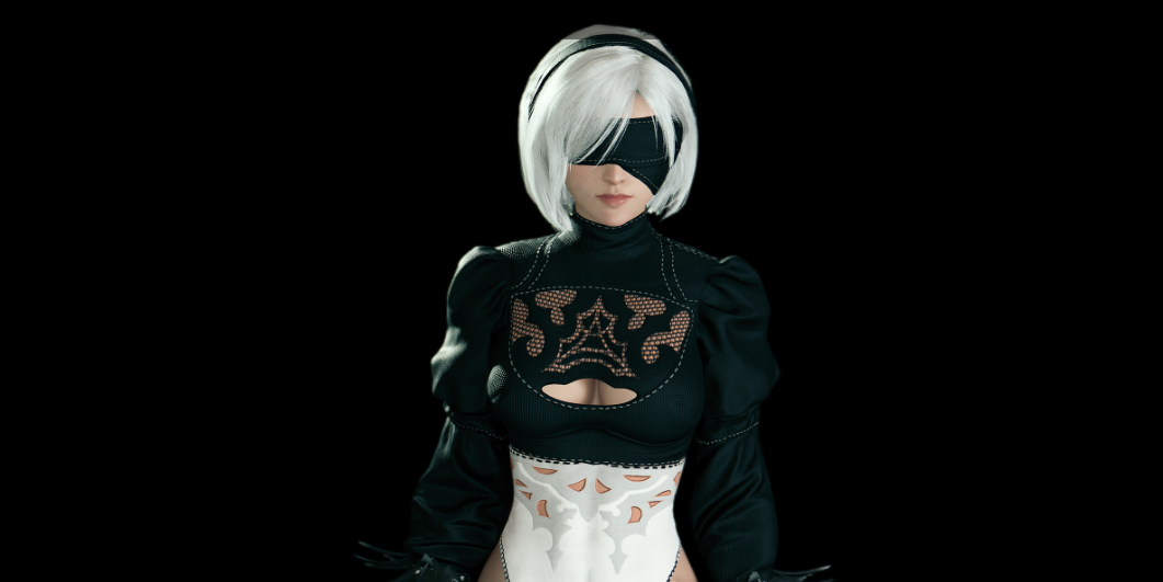 《最終幻想7：重制版》蒂法cos尼爾2B小姐姐眼罩v1.1MOD