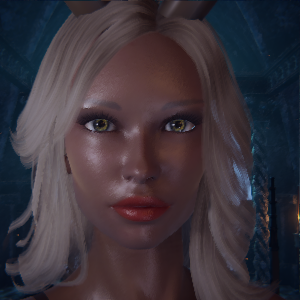《懲戒魅魔》黑皮白發(fā)紅唇美人捏臉MOD