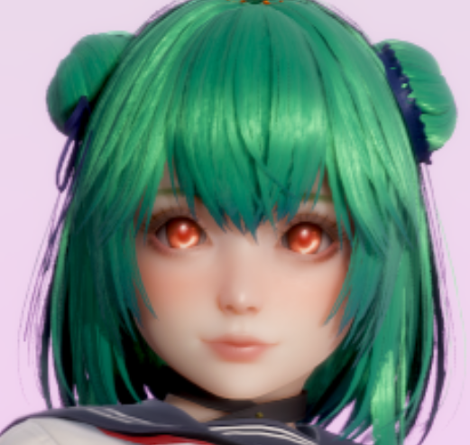 《ROOM Girl》綠發包子頭超萌美少女MOD
