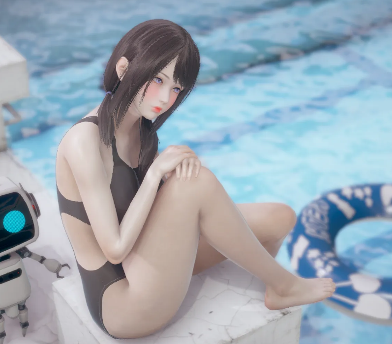 《AI少女》連體泳裝小姐姐MOD