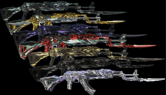 《求生之路2》CF炫彩無影AK步槍皮膚MOD