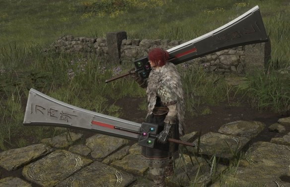 《艾爾登法環》最終幻想8克勞德大劍MOD