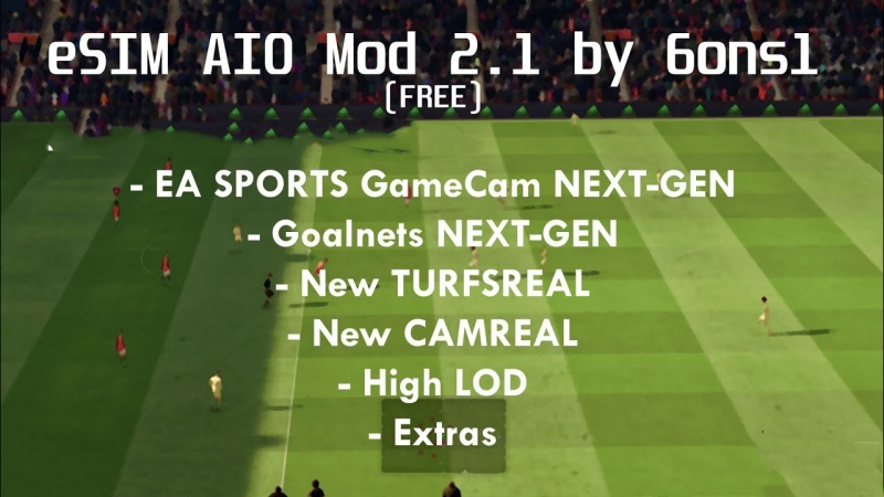 《FIFA 22》eSIM Mod優(yōu)化補(bǔ)丁v2.1