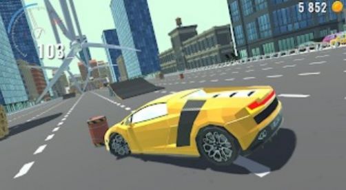汽車下降沖刺模擬