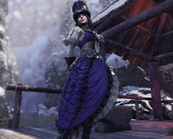 《怪物獵人世界：冰原》輕便哥特風格女角色發條套裝MOD