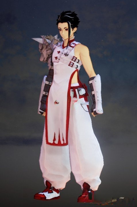 《破曉傳說》洛紅白基礎(chǔ)服裝MOD