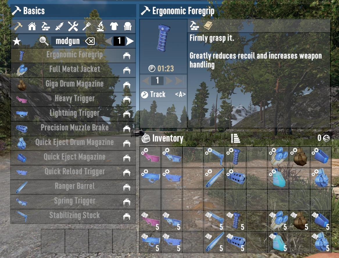 《七日殺》Tanman的擴展槍附件A21MOD