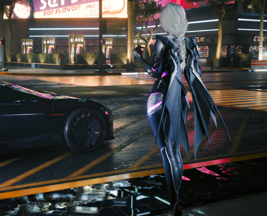 《賽博朋克2077》女V性感噬魂者套裝MOD[支持v2.1]