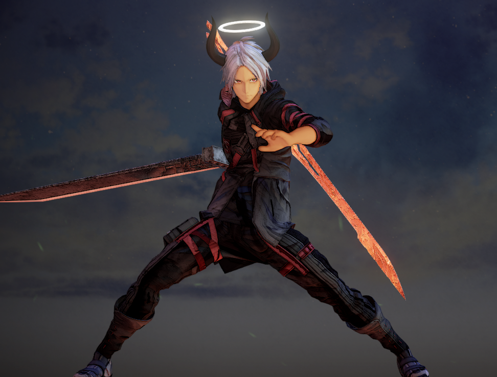 《破曉傳說(shuō)》奧爾芬黑紅配色惡魔套裝MOD