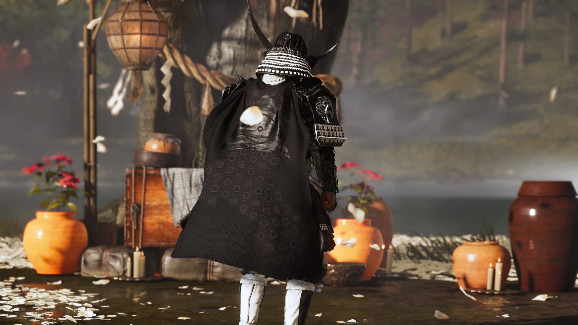 《對馬島之魂：導演剪輯版》黑色的猿神盔甲MOD