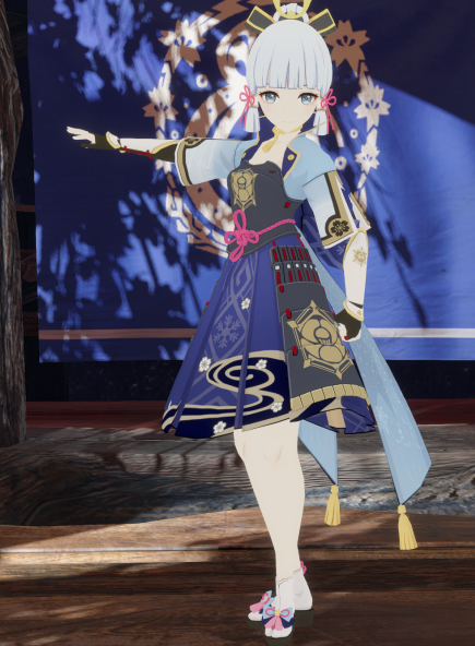 《怪物獵人：崛起》原神神里綾華外觀MOD
