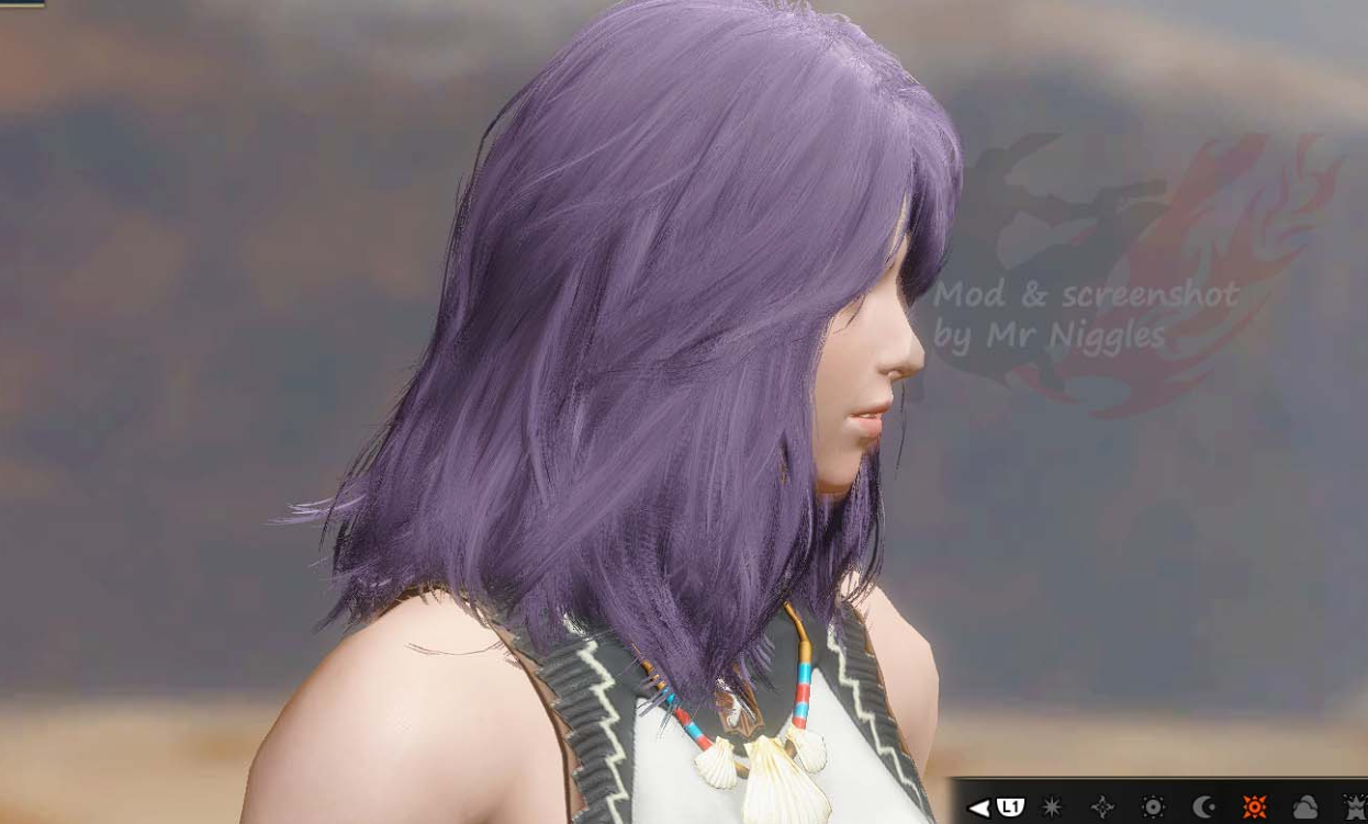 《怪物獵人：崛起》艾爾登法環女性發型MOD
