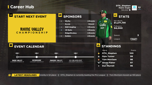 釣魚模擬世界：職業巡回賽