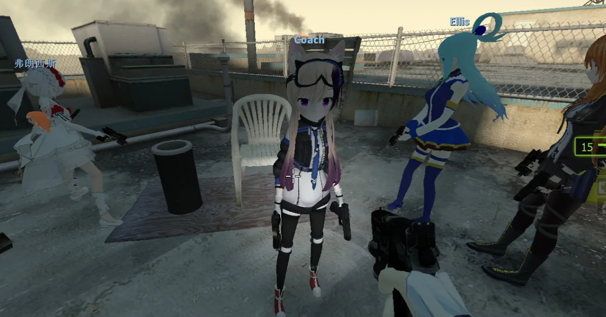 《求生之路2》二次元美少女替換所有主角與敵人MOD