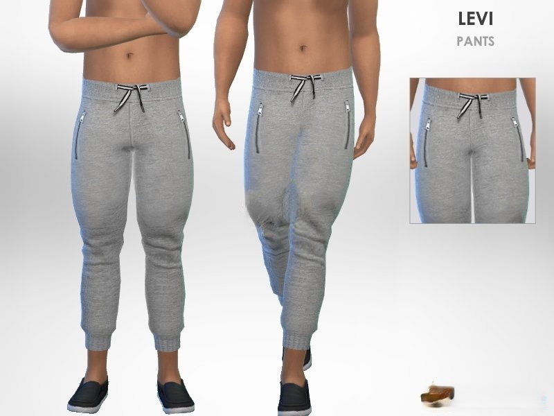 《模擬人生4》男性寬松系帶運動褲MOD