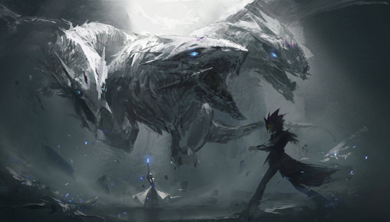 《Wallpaper Engine》青眼究極龍三戶人原畫動態壁紙