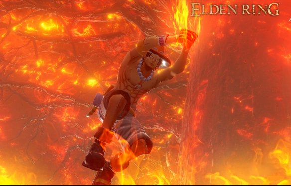 《艾爾登法環(huán)》海賊王火拳艾斯替換布萊澤套裝MOD