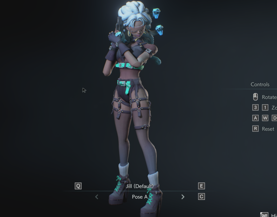 《生化危機3：重制版》神覺者美杜莎眼罩形象取代吉爾MOD