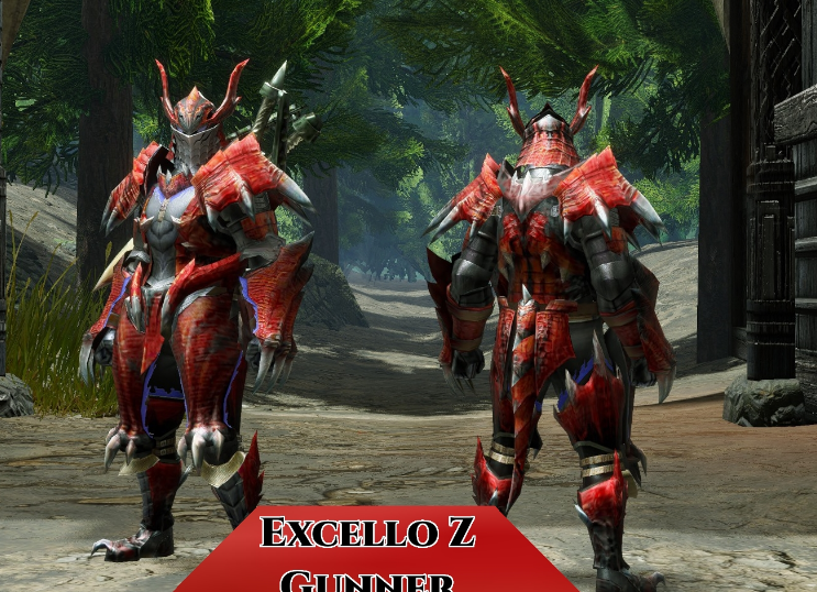 《怪物獵人：崛起》Excello Z Gunner外觀MOD