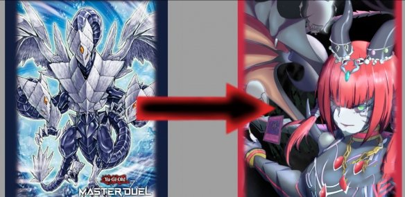 《游戲王：大師決斗》惡魔娘莉莉絲卡套替換冰結界三叉龍卡套MOD