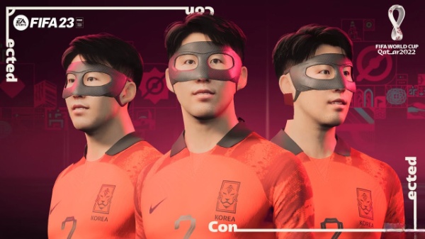 《FIFA 23》孫興慜面罩版臉型補丁