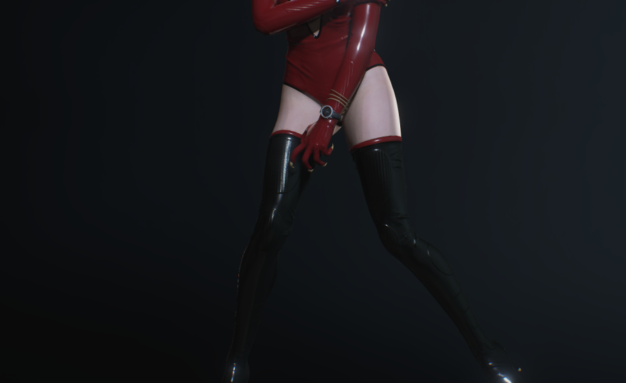 《生化危機3：重制版》吉爾哥譚貓女暗紅膠衣v1.4MOD[僅支持舊版本]